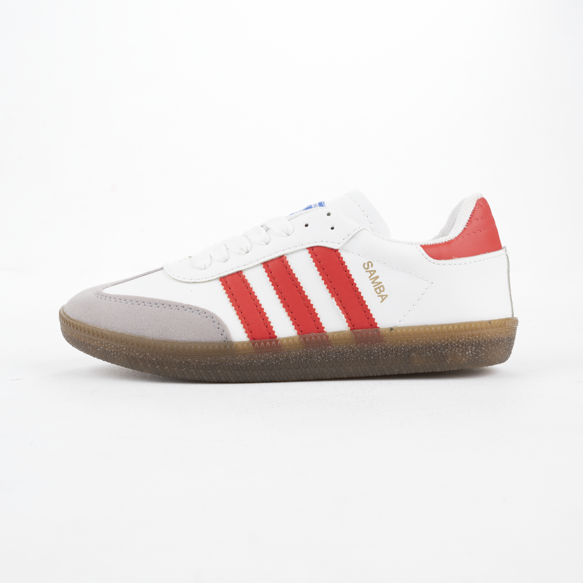 Adidas Samba – White / Red / Light Grey