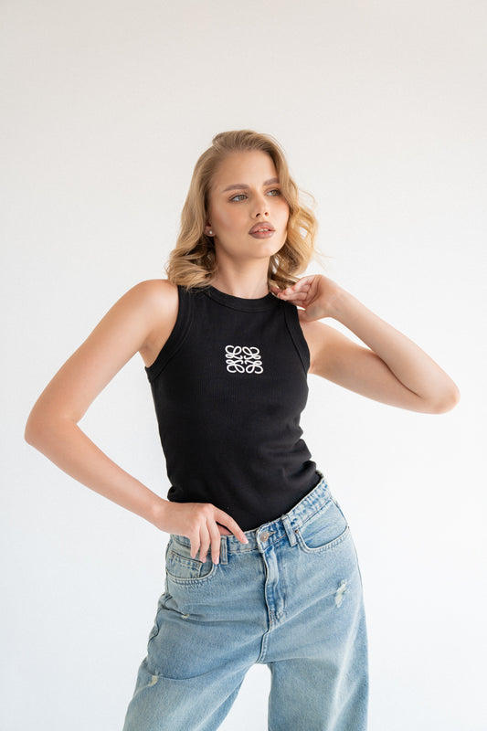 Black Loewe Top